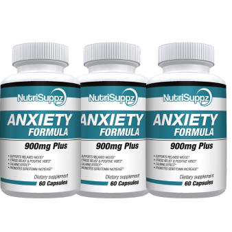 NutriSuppz Anxiety Formula 3-Month Bundle — Best Natural Anxiety Relief Supplement